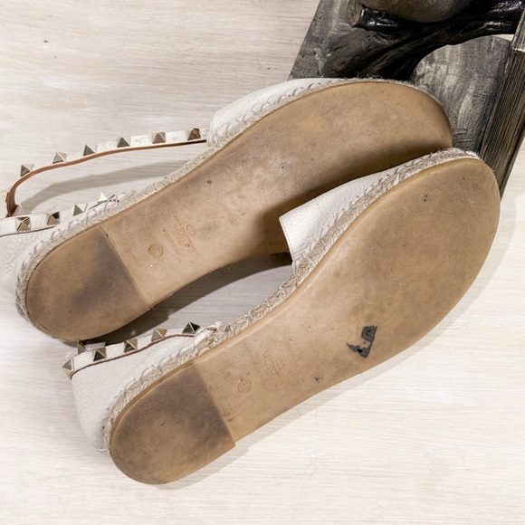 Valentino Women's Cream Espadrille Sandals sz39 - Picture 4 of 5